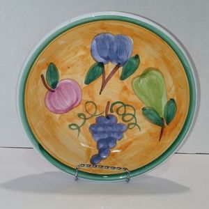 Italian Bowl hand painted for salad, soup or fruit bowl
